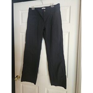 Magellan Pants Women  L Black Pants Straight Pockets Zipper Pocket Nylon Spandex